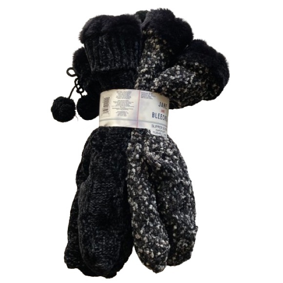 Jane and Bleecker Super Soft Plushfill Lined Slipper Socks NWT - Picture 1 of 9